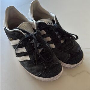 Adidas Kids Black and White Sneakers